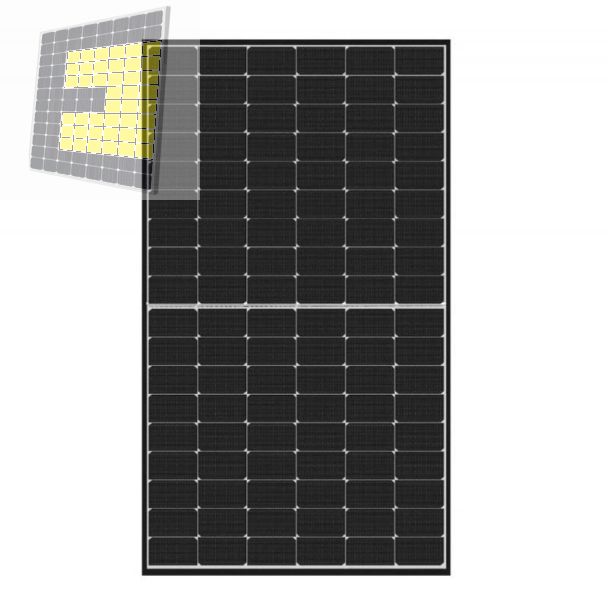 Panou fotovoltaic mono-facial, N-type, Trina, black frame, 455W